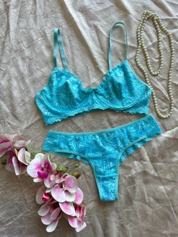 Conjunto Lingerie de Renda sem bojo - Image 10