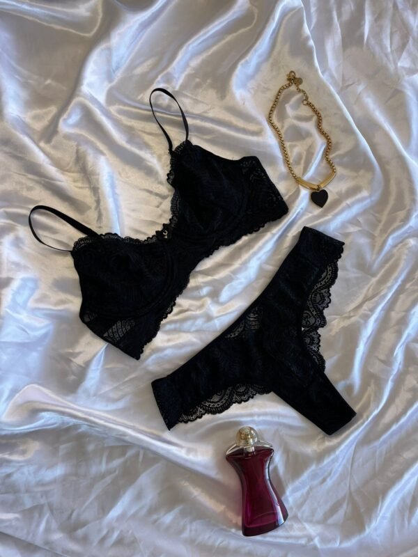 Conjunto Lingerie de Renda sem bojo - Image 5