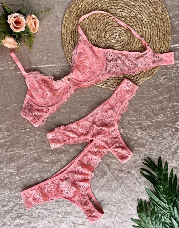 Conjunto Lingerie de Renda sem bojo - Image 11